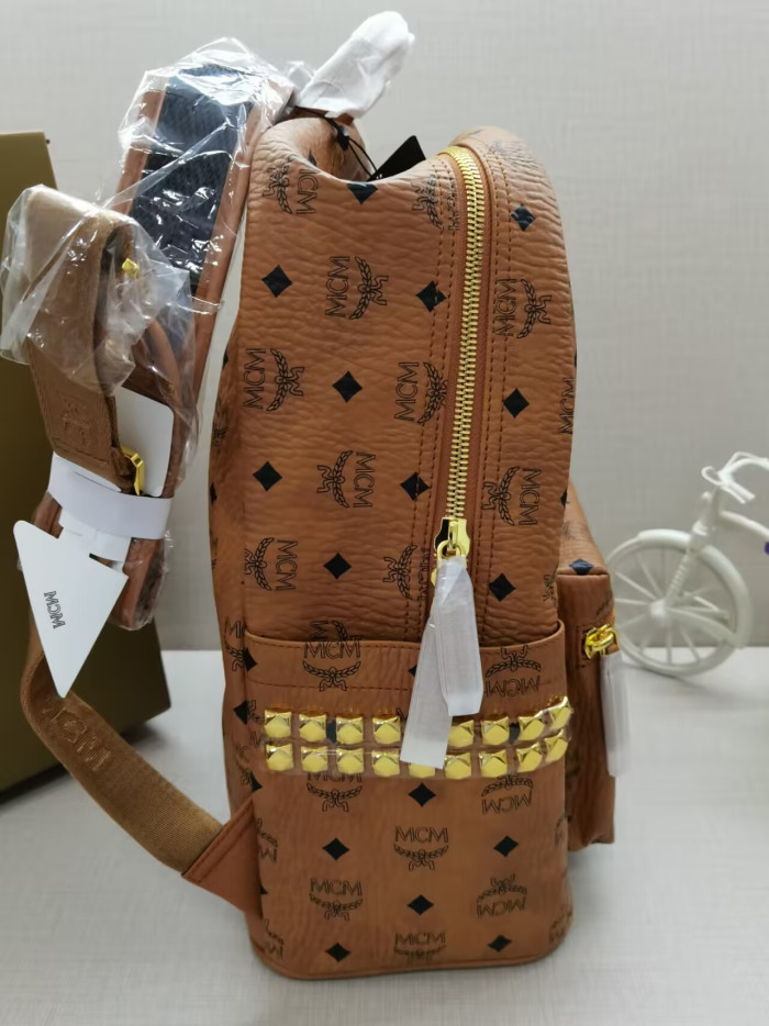 MCM backpack 13"W x 16"H x 5"D