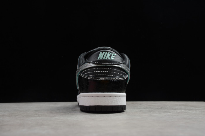 nike sb dunk low Di*m*nd s*pply co black Di*m*nd bv1310-001