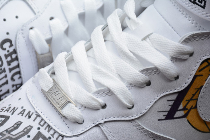 AIR FORCE 1 MID NBA WHITE AQ8017-100