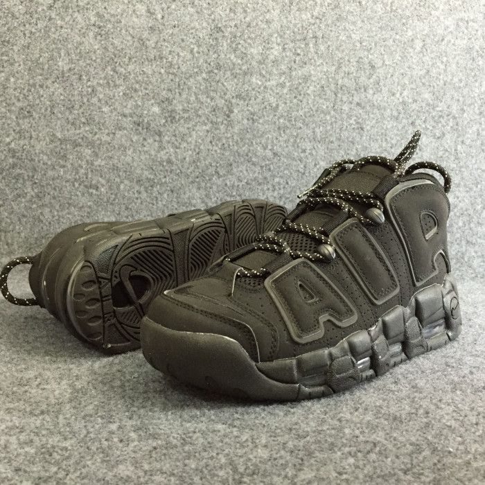 Nike Air More Uptempo “Triple Black Reflective” 414962-004