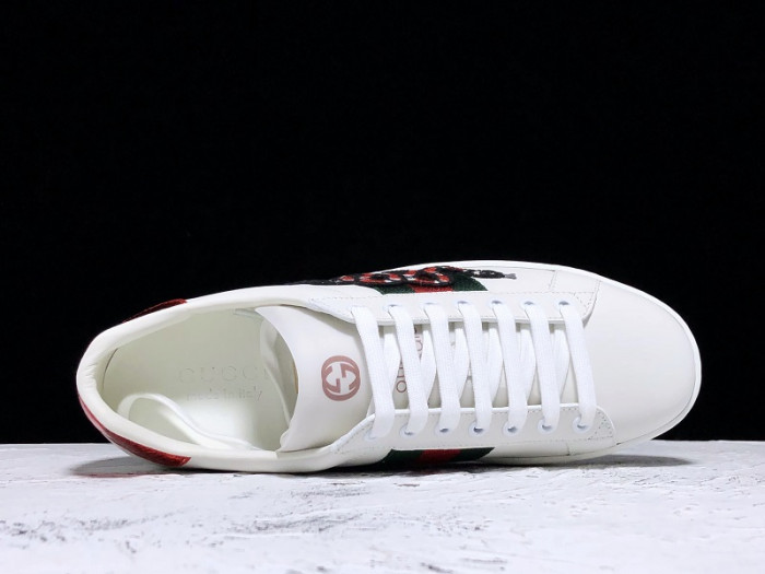 G*u*i ace leather sneaker 456230 02jp0 9064