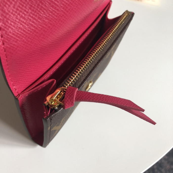 LOUI VUITTO WALLET PINK RED M41939 11*8