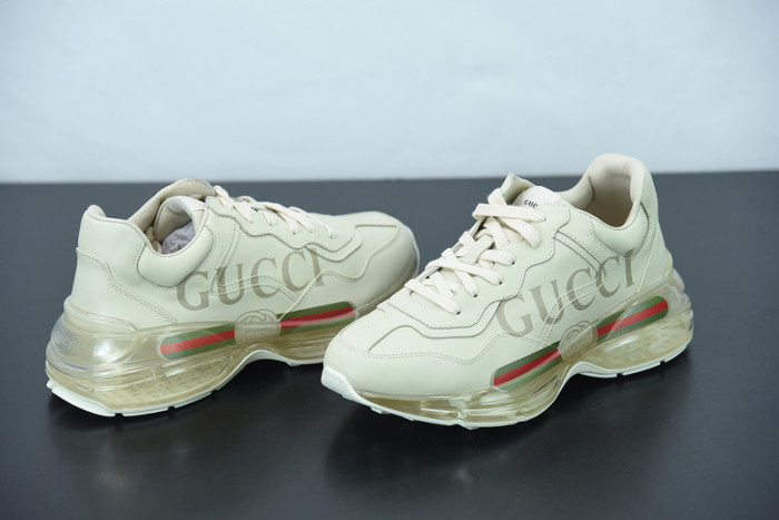 G*u*i logo rhyton vintage trainer sneaker 500877 drw00 9522